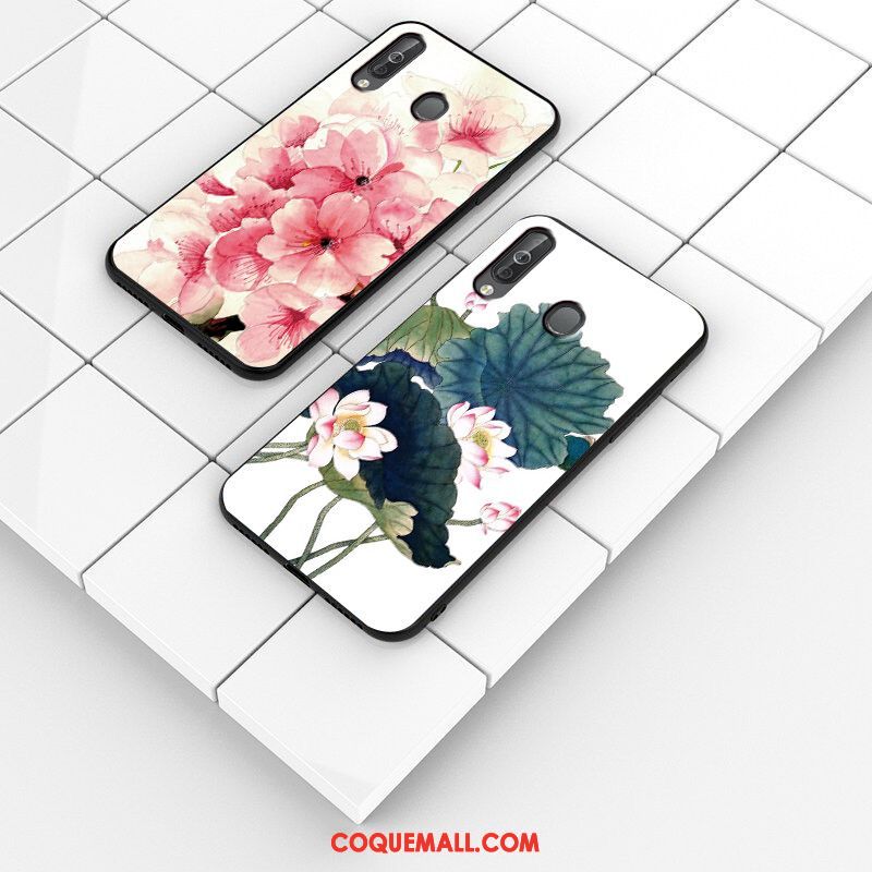 Étui Samsung Galaxy A40s Art Incassable Tout Compris, Coque Samsung Galaxy A40s Rouge Étoile