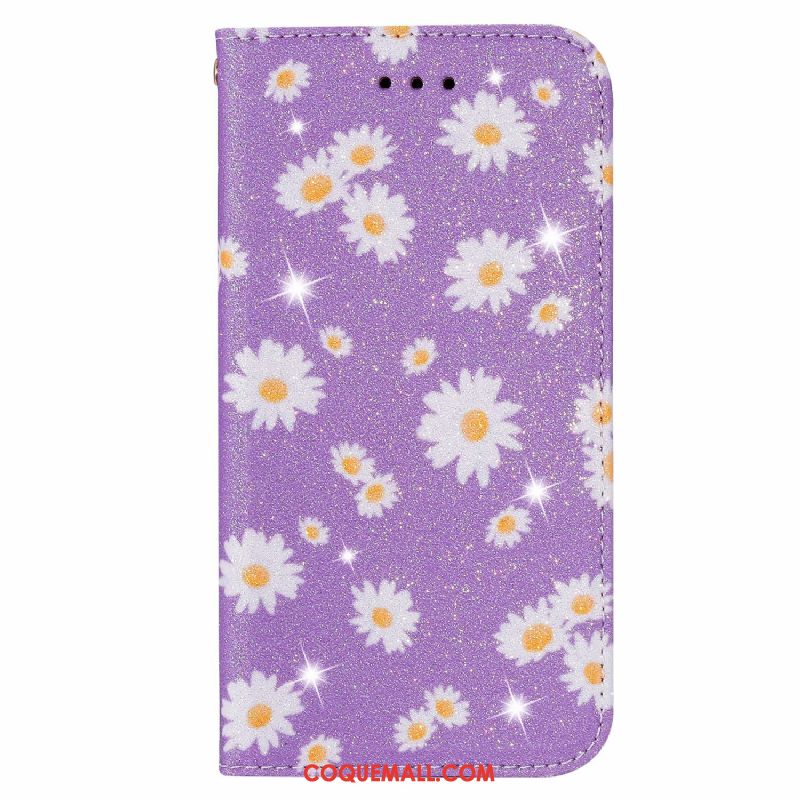 Étui Samsung Galaxy A41 Violet Clamshell En Cuir, Coque Samsung Galaxy A41 Carte Téléphone Portable