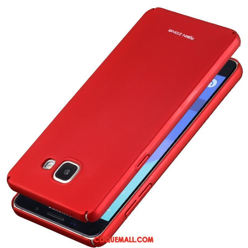 Étui Samsung Galaxy A5 2016 Rouge Incassable Difficile, Coque Samsung Galaxy A5 2016 Étoile Délavé En Daim