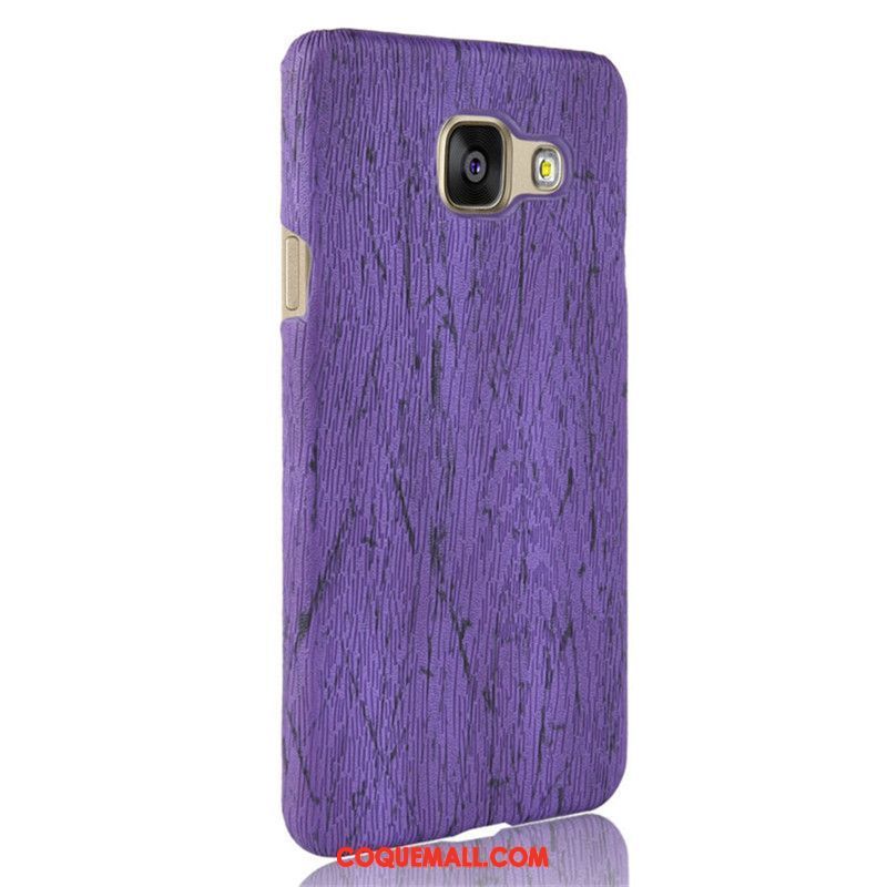 Étui Samsung Galaxy A5 2017 Téléphone Portable Qualité Cuir, Coque Samsung Galaxy A5 2017 Étoile Grain De Bois