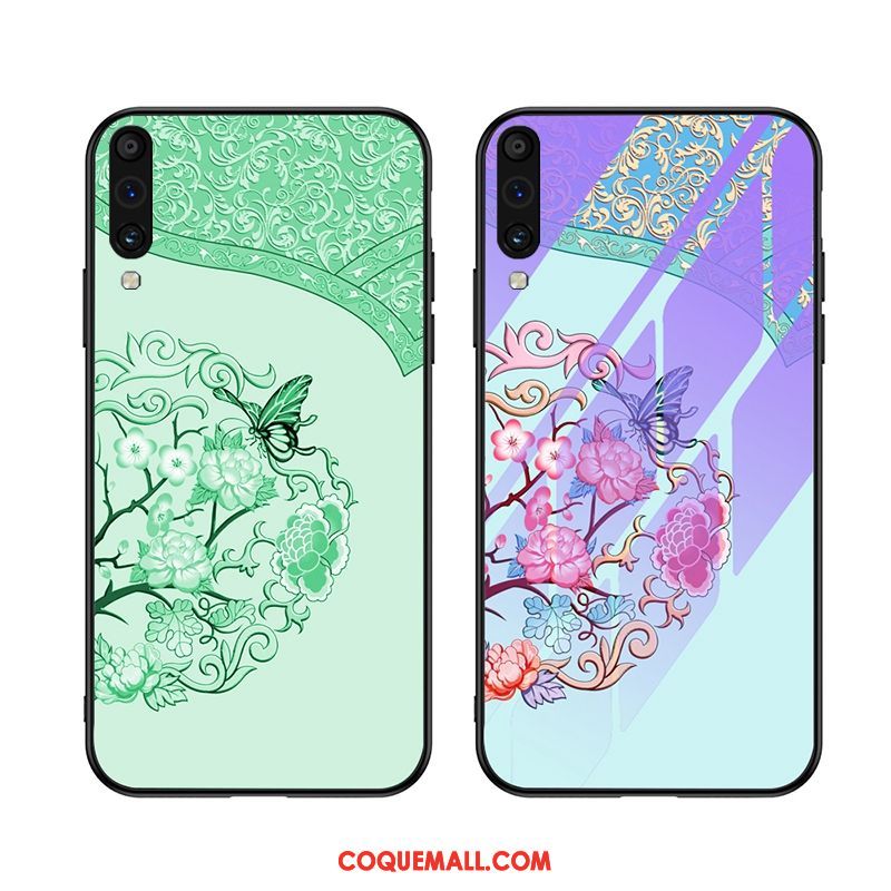 Étui Samsung Galaxy A50s Tendance Étoile Tout Compris, Coque Samsung Galaxy A50s Verre Créatif