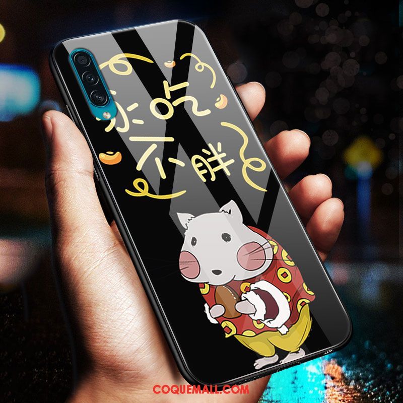 Étui Samsung Galaxy A50s Verre Trempé Dessin Animé Téléphone Portable, Coque Samsung Galaxy A50s Protection Nouveau