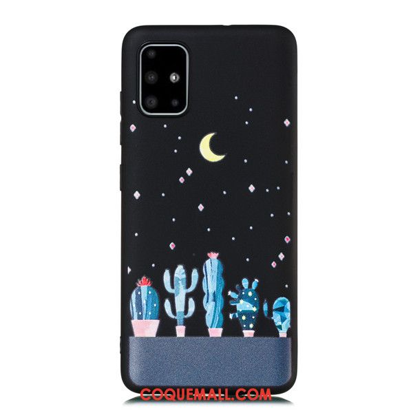 Étui Samsung Galaxy A51 Incassable Dessin Animé Tendance, Coque Samsung Galaxy A51 Étoile Fluide Doux