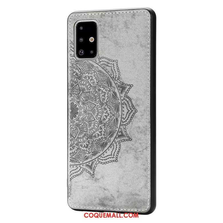 Étui Samsung Galaxy A51 Modèle Fleurie Qualité Étoile, Coque Samsung Galaxy A51 Fluide Doux Protection