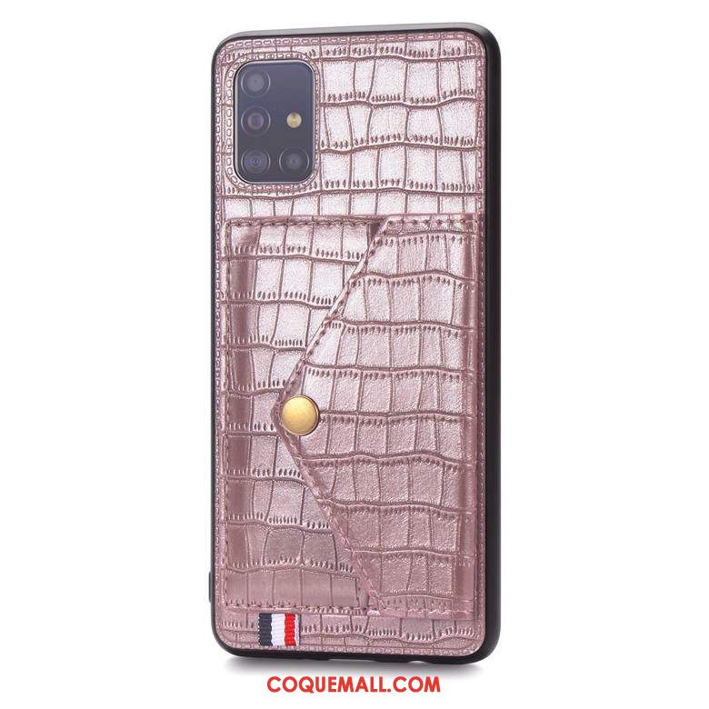 Étui Samsung Galaxy A51 Tout Compris Étoile Portefeuille, Coque Samsung Galaxy A51 Protection Silicone