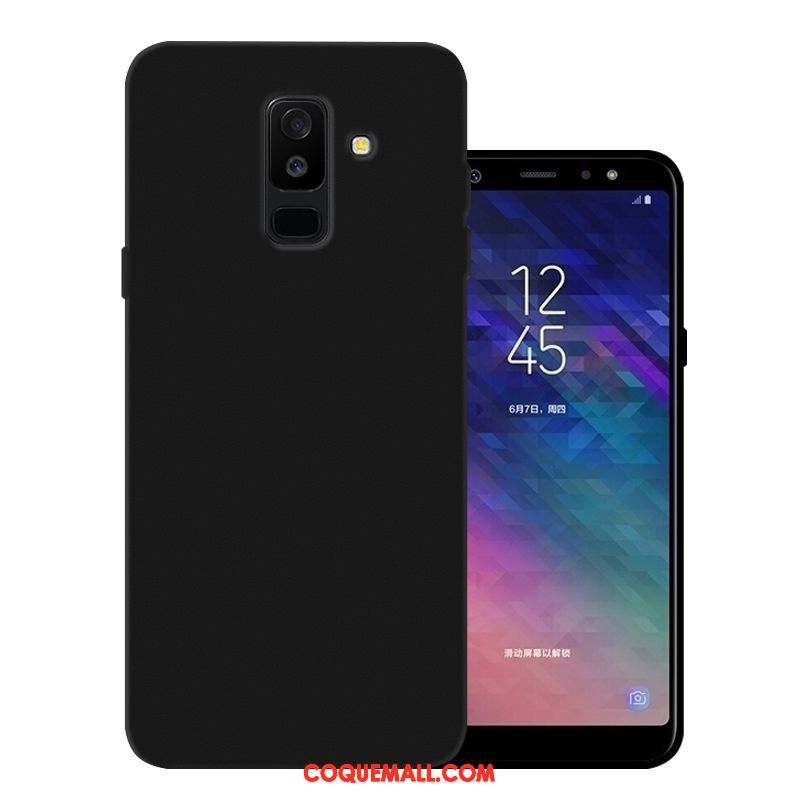 Étui Samsung Galaxy A6+ Incassable Transparent Protection, Coque Samsung Galaxy A6+ Étoile Fluide Doux