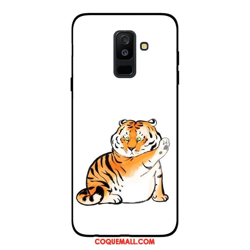 Étui Samsung Galaxy A6 Tempérer Miroir Verre, Coque Samsung Galaxy A6 Étoile Téléphone Portable