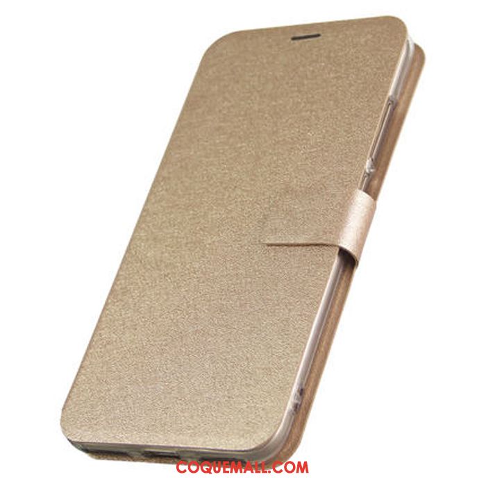 Étui Samsung Galaxy A60 Boucle Magnétique En Cuir Or, Coque Samsung Galaxy A60 Protection Étoile