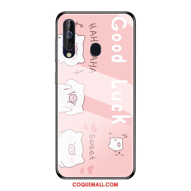 Étui Samsung Galaxy A60 Téléphone Portable Rose Protection, Coque Samsung Galaxy A60 Étoile Créatif