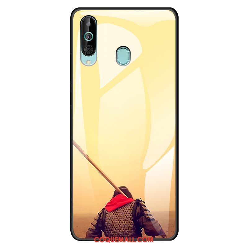 Étui Samsung Galaxy A60 Étoile Jaune Amoureux, Coque Samsung Galaxy A60 Téléphone Portable Personnalité