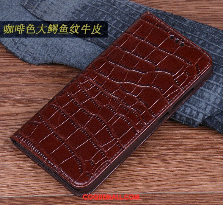 Étui Samsung Galaxy A7 2018 Tout Compris Étoile Incassable, Coque Samsung Galaxy A7 2018 Cuir Crocodile Modèle