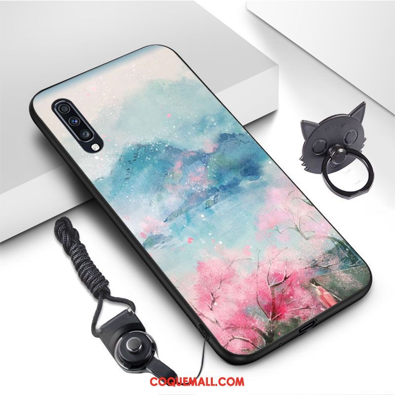 Étui Samsung Galaxy A70 Vent Étoile Rose, Coque Samsung Galaxy A70 Original Europe