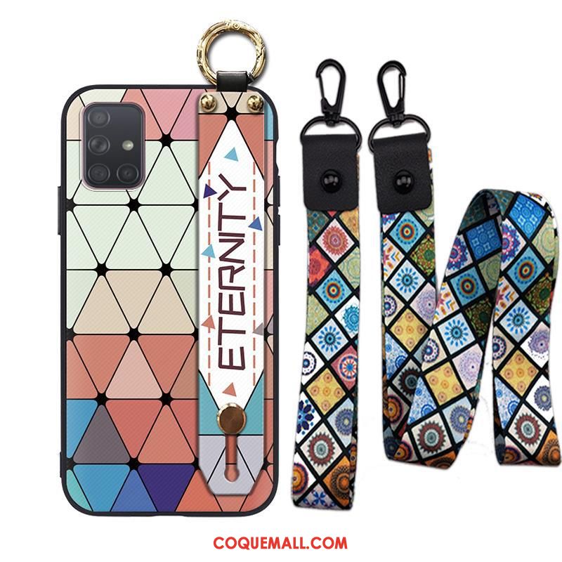 Étui Samsung Galaxy A71 Style Chinois Ethnique Palais, Coque Samsung Galaxy A71 Multicolore Fluide Doux