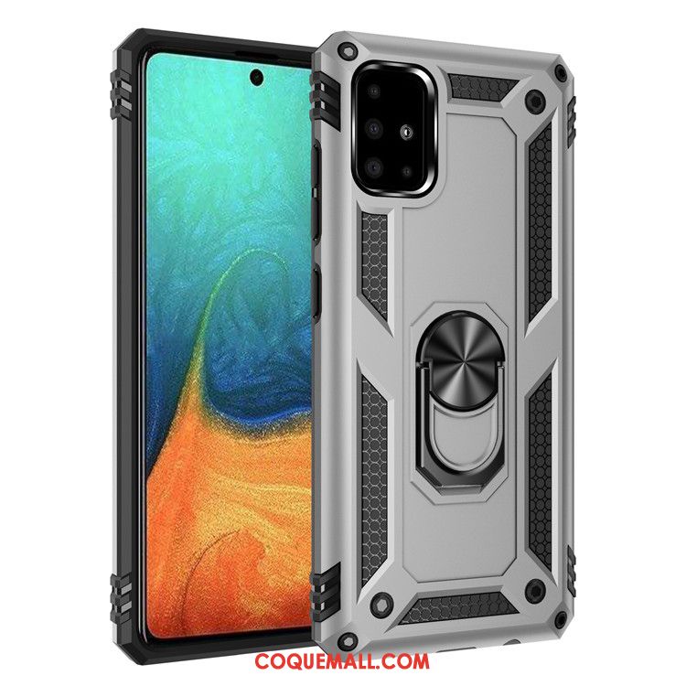 Étui Samsung Galaxy A71 À Bord Téléphone Portable Armure, Coque Samsung Galaxy A71 Incassable Étoile