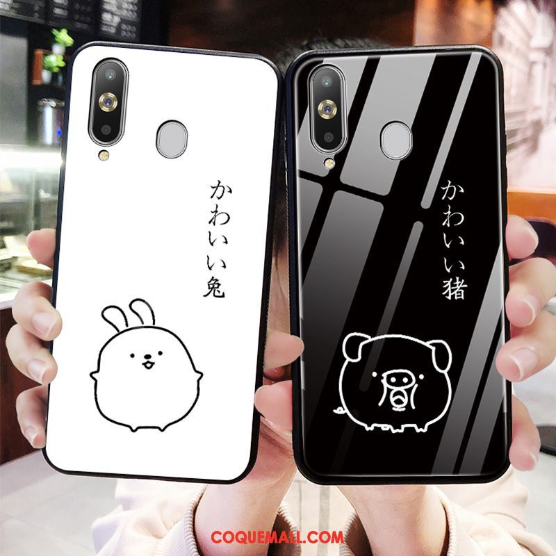 Étui Samsung Galaxy A8s Blanc Téléphone Portable Charmant, Coque Samsung Galaxy A8s Marque De Tendance Dessin Animé