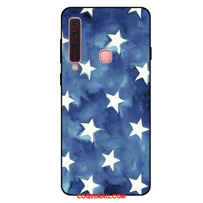 Étui Samsung Galaxy A9 2018 Silicone Téléphone Portable Étoile, Coque Samsung Galaxy A9 2018 Bleu Personnalisé