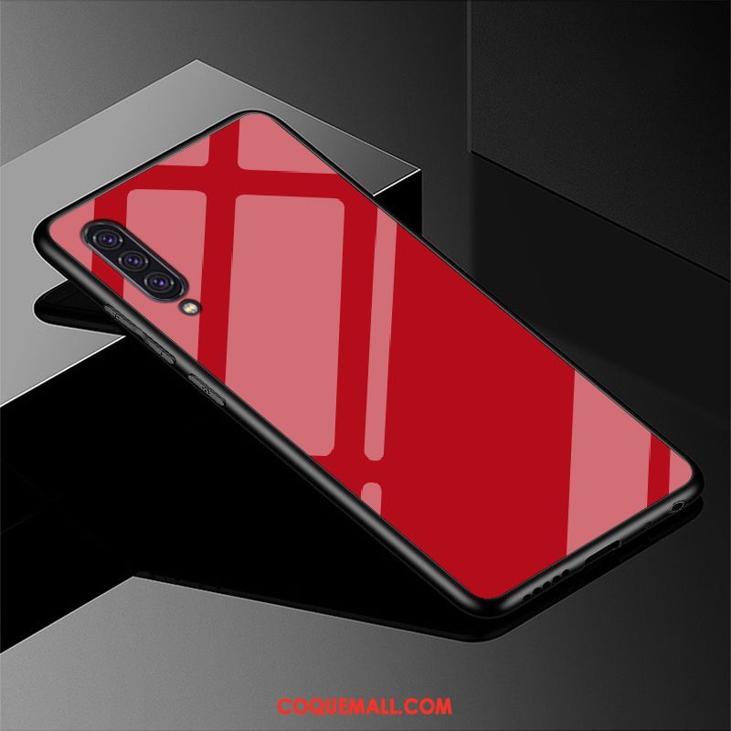 Étui Samsung Galaxy A90 5g Luxe Frais Mode, Coque Samsung Galaxy A90 5g Rouge Verre