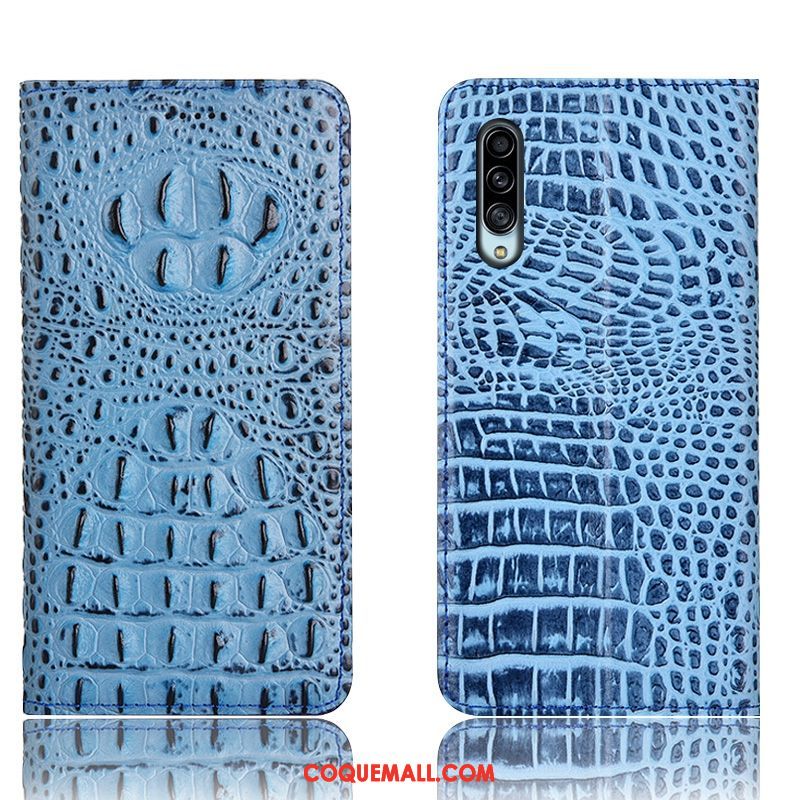 Étui Samsung Galaxy A90 5g Modèle Fleurie Protection Tout Compris, Coque Samsung Galaxy A90 5g Téléphone Portable Crocodile