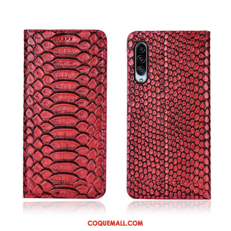 Étui Samsung Galaxy A90 5g Silicone En Cuir Clamshell, Coque Samsung Galaxy A90 5g Nouveau Cuir Véritable