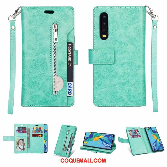 Étui Samsung Galaxy A90 5g Étoile Légère Téléphone Portable, Coque Samsung Galaxy A90 5g Sac Carte Vert