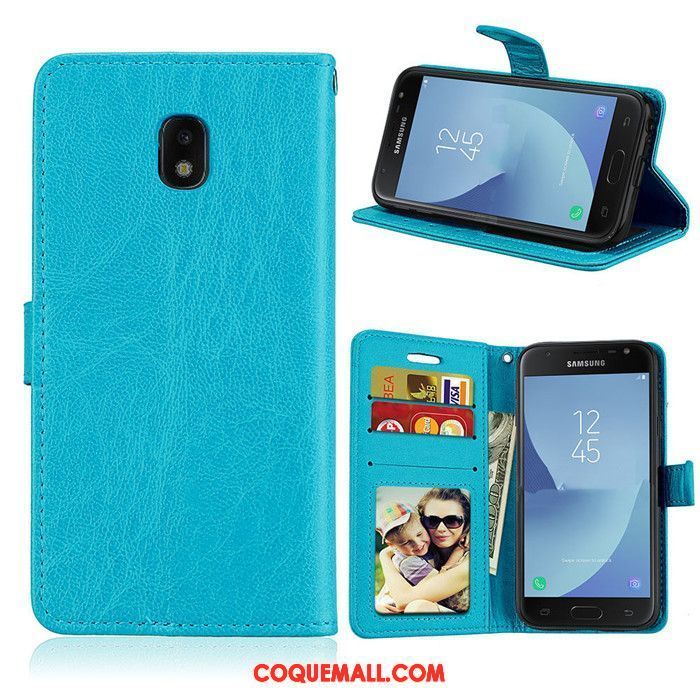 Étui Samsung Galaxy J3 2017 Silicone Étui En Cuir Étoile, Coque Samsung Galaxy J3 2017 Téléphone Portable Incassable