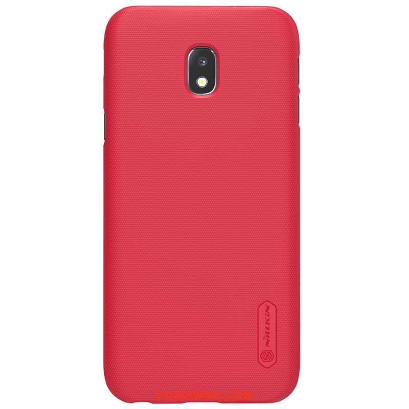 Étui Samsung Galaxy J5 2017 Or Téléphone Portable Délavé En Daim, Coque Samsung Galaxy J5 2017 Étoile Rouge