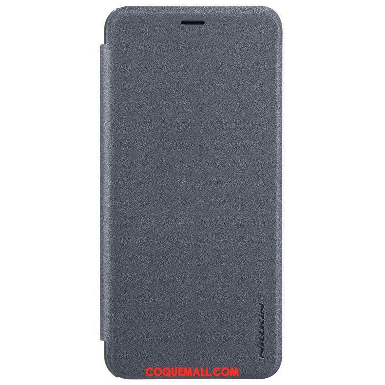 Étui Samsung Galaxy J6 Gris Étui En Cuir Or, Coque Samsung Galaxy J6 Téléphone Portable Étoile