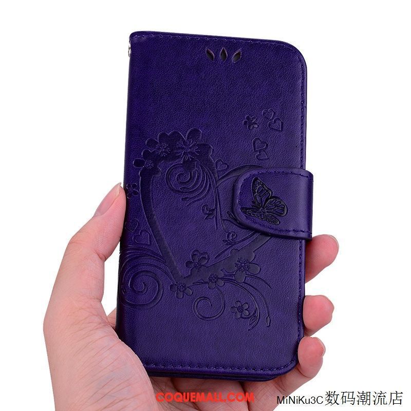 Étui Samsung Galaxy J6 Personnalité Violet Incassable, Coque Samsung Galaxy J6 Téléphone Portable Étoile