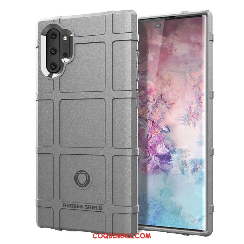 Étui Samsung Galaxy Note 10+ Incassable Silicone Téléphone Portable, Coque Samsung Galaxy Note 10+ Délavé En Daim Étoile