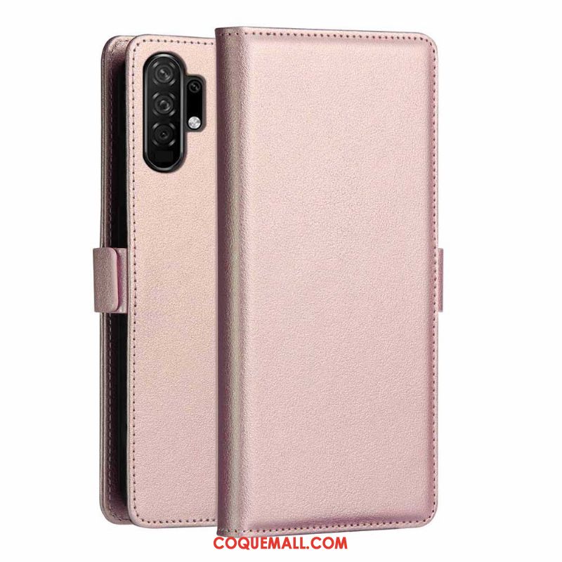 Étui Samsung Galaxy Note 10+ Étoile En Cuir Téléphone Portable, Coque Samsung Galaxy Note 10+ Carte Or Rose