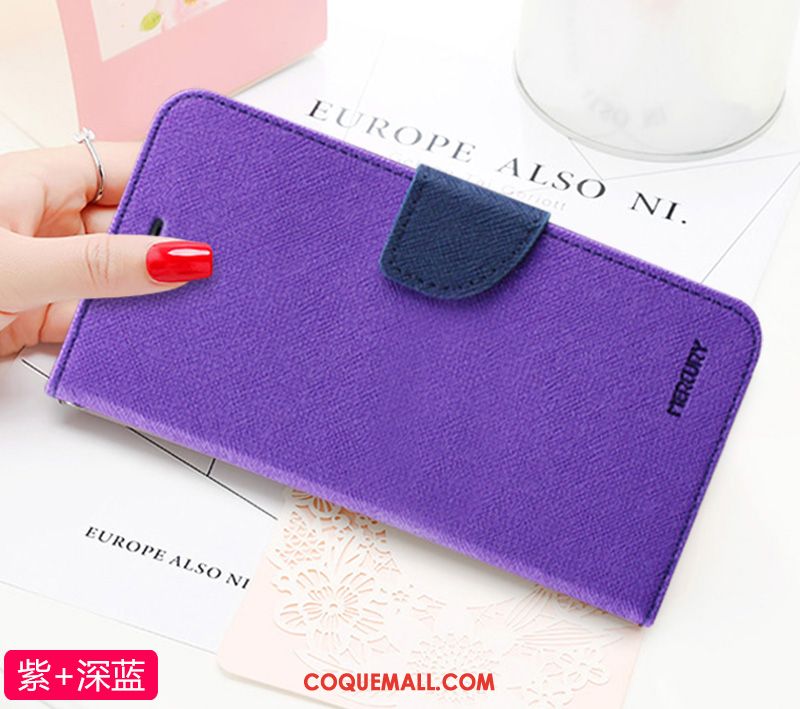 Étui Samsung Galaxy Note 10+ Étoile Téléphone Portable Violet, Coque Samsung Galaxy Note 10+ En Cuir