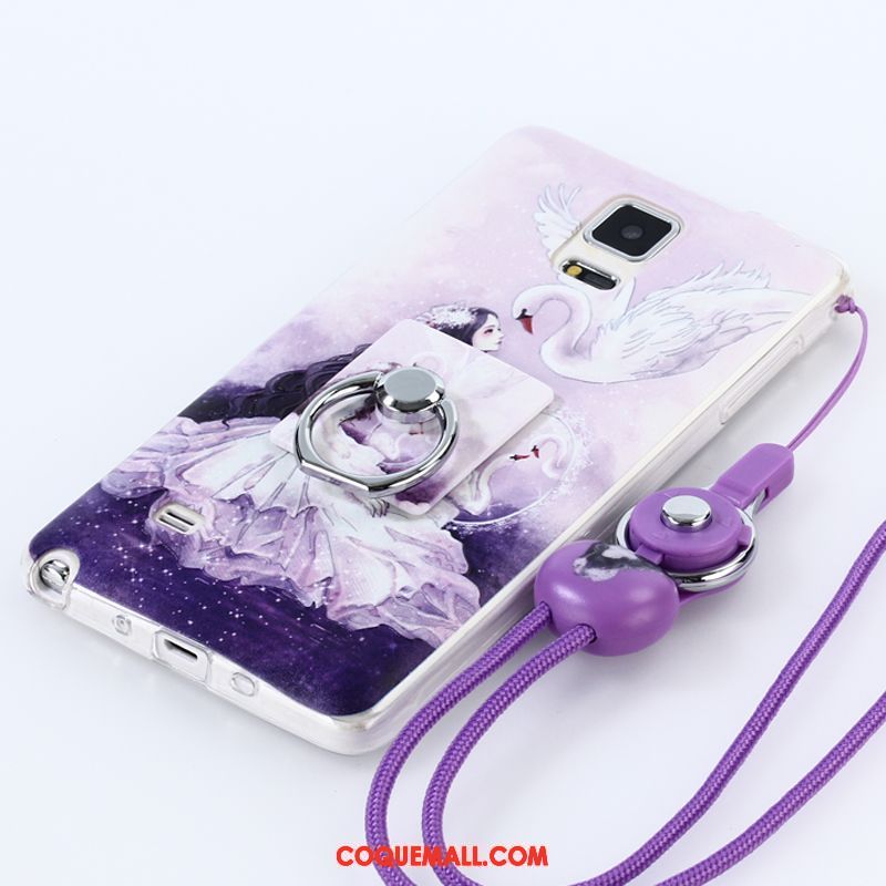 Étui Samsung Galaxy Note 4 Ornements Suspendus Incassable Fluide Doux, Coque Samsung Galaxy Note 4 Étoile Protection