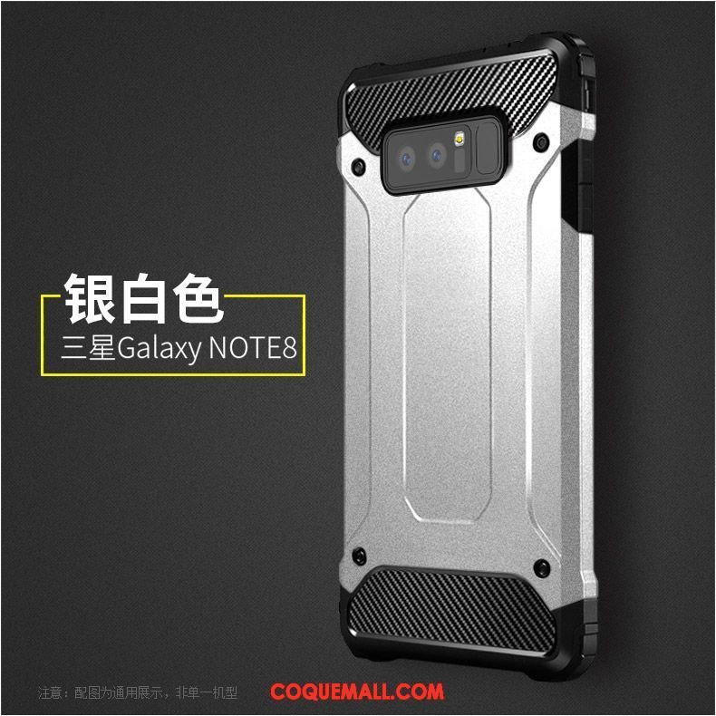 Étui Samsung Galaxy Note 8 Fluide Doux Délavé En Daim Incassable, Coque Samsung Galaxy Note 8 Tout Compris Téléphone Portable