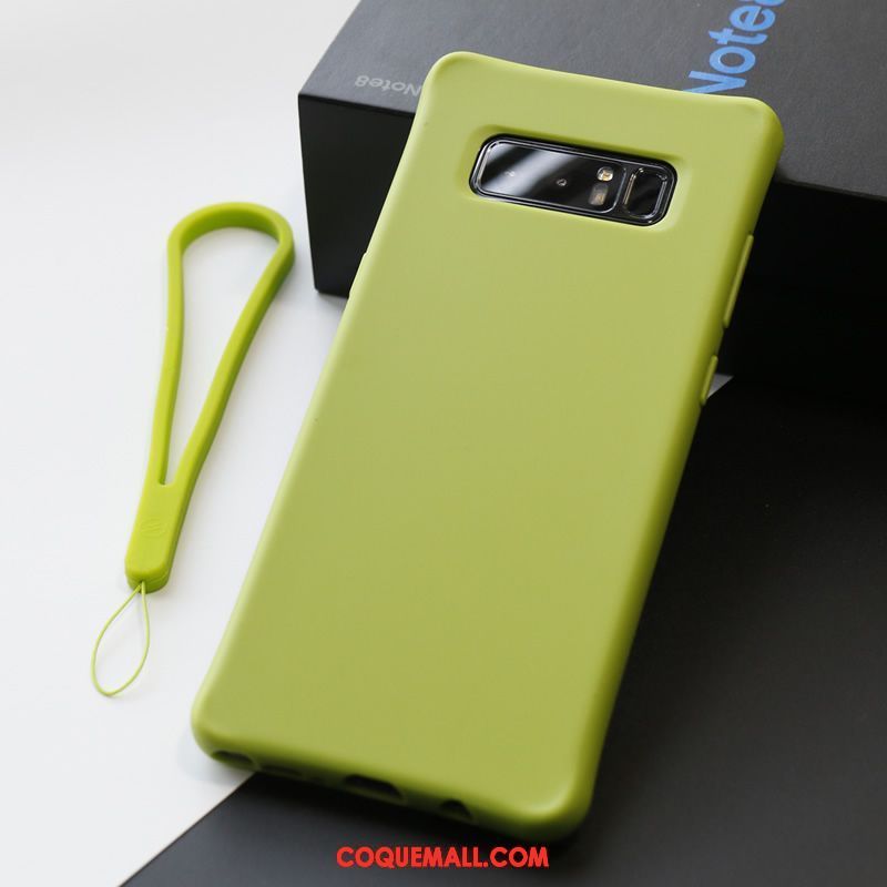 Étui Samsung Galaxy Note 8 Ornements Suspendus Clair Vert, Coque Samsung Galaxy Note 8 Fluide Doux Étoile