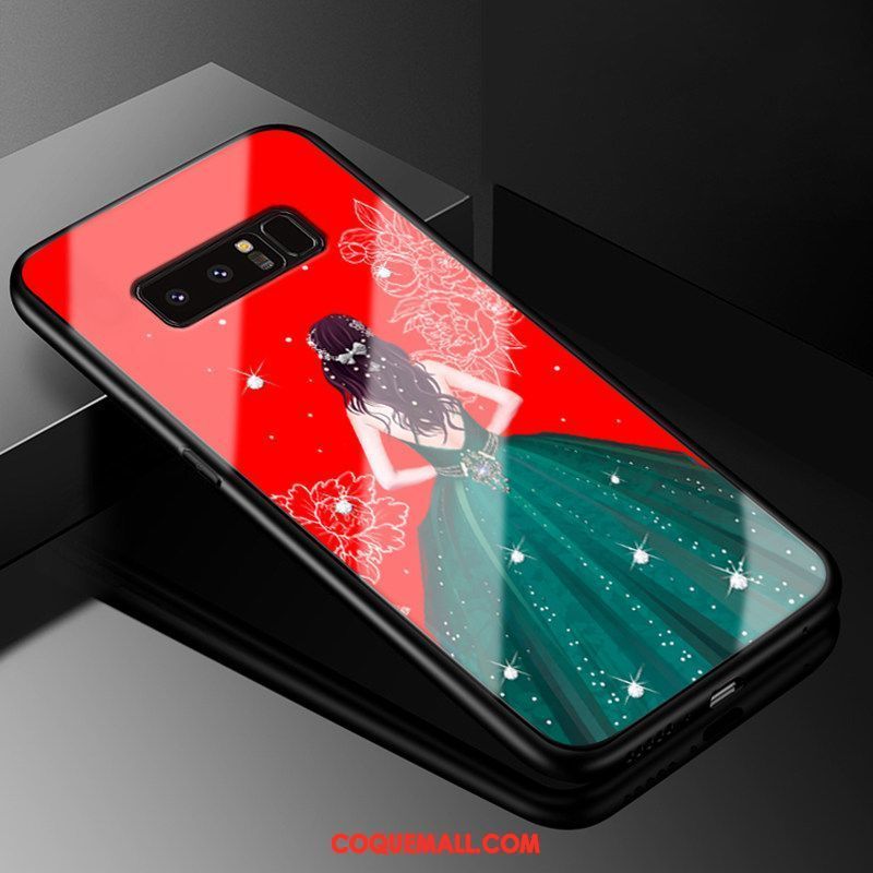 Étui Samsung Galaxy Note 8 Tendance Silicone Dessin Animé, Coque Samsung Galaxy Note 8 Vert Personnalité