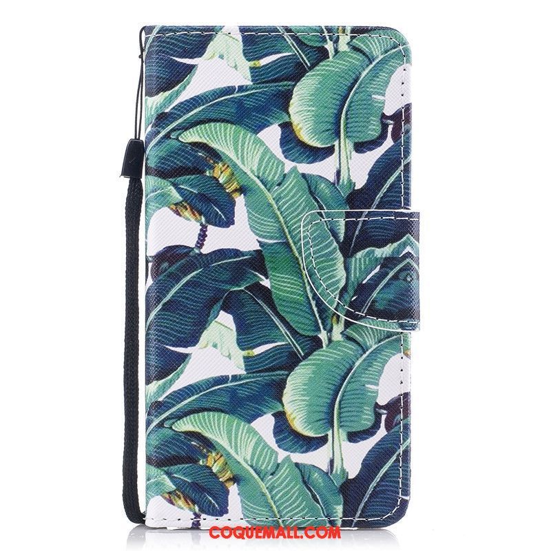 Étui Samsung Galaxy Note 8 Étoile Peinture Téléphone Portable, Coque Samsung Galaxy Note 8 Vert Cuir