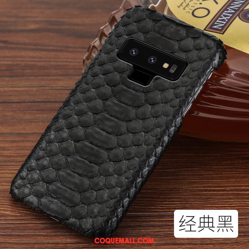 Étui Samsung Galaxy Note 9 Cuir Véritable Cuir Étoile, Coque Samsung Galaxy Note 9 Téléphone Portable Tendance