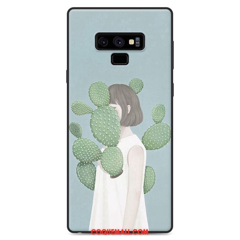 Étui Samsung Galaxy Note 9 Frais Incassable Étoile, Coque Samsung Galaxy Note 9 Silicone Vert