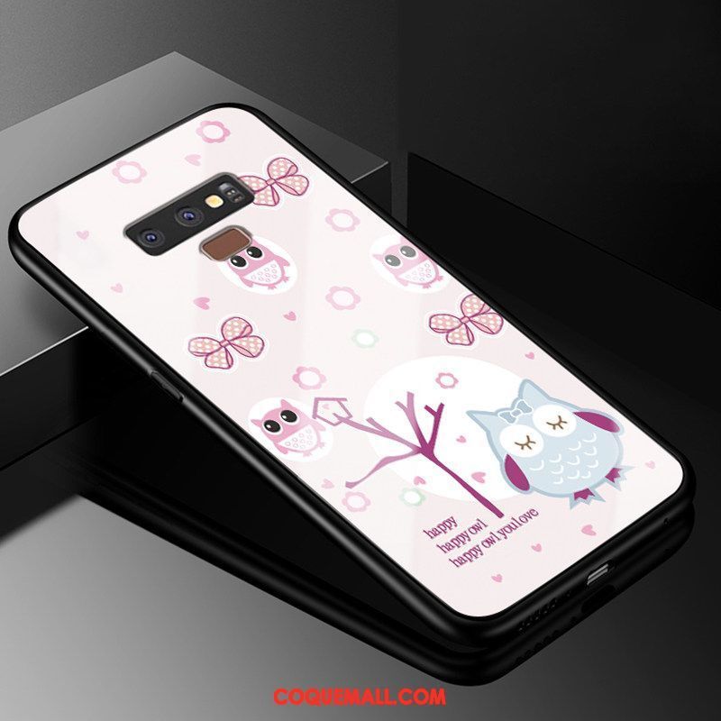 Étui Samsung Galaxy Note 9 Rose Protection Charmant, Coque Samsung Galaxy Note 9 Tout Compris Silicone