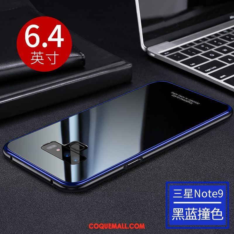 Étui Samsung Galaxy Note 9 Tout Compris Métal Étoile, Coque Samsung Galaxy Note 9 Incassable Téléphone Portable
