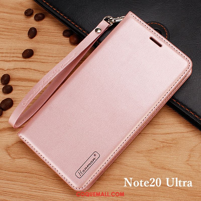 Étui Samsung Galaxy Note20 Ultra Portefeuille Clamshell Étoile, Coque Samsung Galaxy Note20 Ultra Téléphone Portable En Cuir