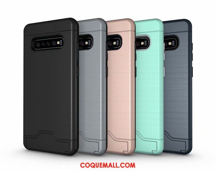 Étui Samsung Galaxy S10 Carte Étoile Téléphone Portable, Coque Samsung Galaxy S10 Gris Protection