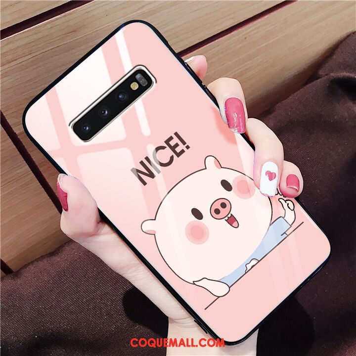 Étui Samsung Galaxy S10 Incassable Simple Rose, Coque Samsung Galaxy S10 Étoile Tout Compris