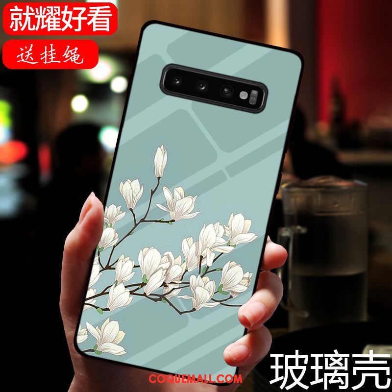 Étui Samsung Galaxy S10 Modèle Frais Miroir, Coque Samsung Galaxy S10 Verre Étoile