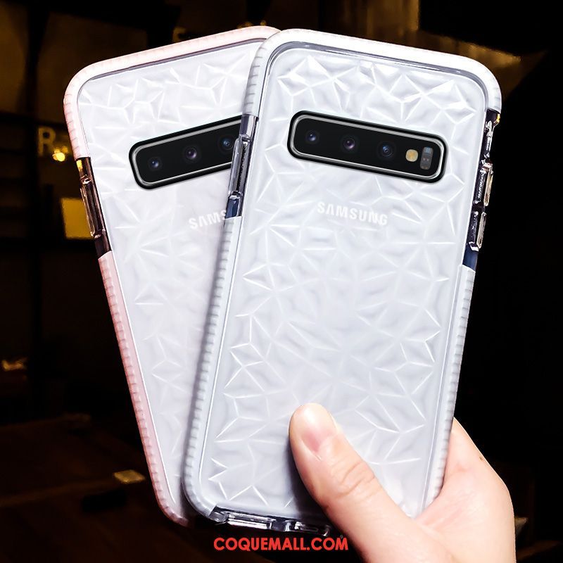 Étui Samsung Galaxy S10 Nouveau Étoile Transparent, Coque Samsung Galaxy S10 Silicone Fluide Doux