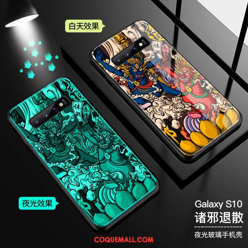 Étui Samsung Galaxy S10 Personnalité Style Chinois Tout Compris, Coque Samsung Galaxy S10 Tendance Marque De Tendance