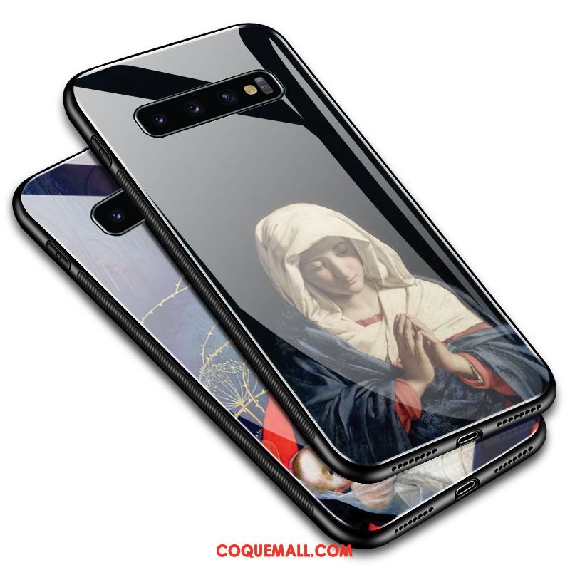 Étui Samsung Galaxy S10 Personnalité Téléphone Portable Art, Coque Samsung Galaxy S10 Tout Compris Verre