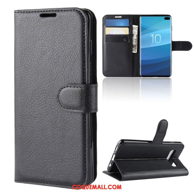 Étui Samsung Galaxy S10+ Protection En Cuir Étoile, Coque Samsung Galaxy S10+ Portefeuille Business