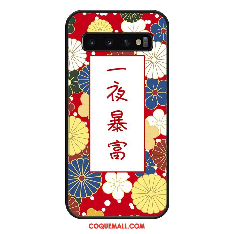 Étui Samsung Galaxy S10 Simple Tout Compris Protection, Coque Samsung Galaxy S10 Marque De Tendance Nouveau