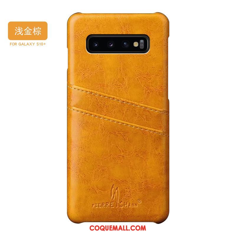 Étui Samsung Galaxy S10+ Tendance Personnalité Vent, Coque Samsung Galaxy S10+ Nouveau Protection